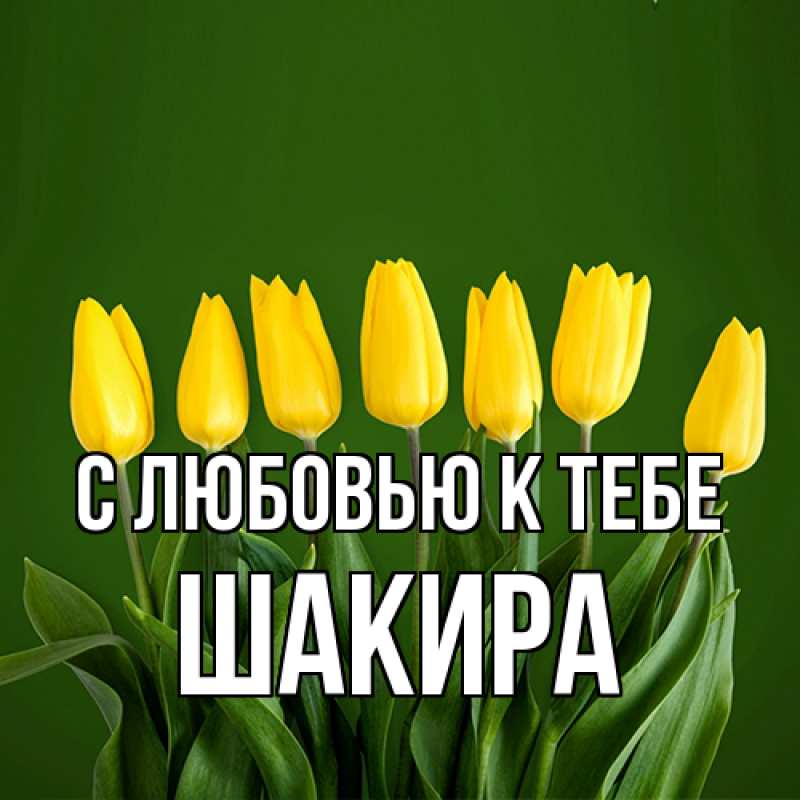 Картинка С любовью к тебе, Шакира