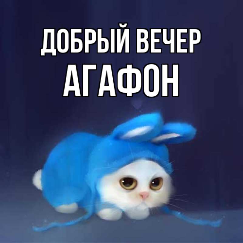 Картинка Добрый вечер, Агафон