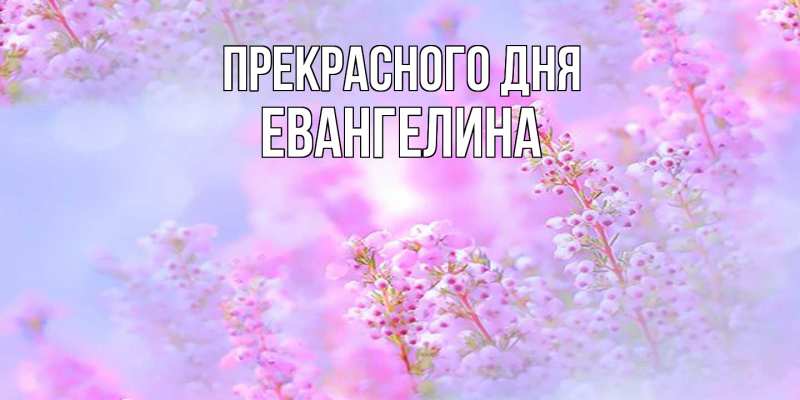 Картинка Прекрасного дня, Евангелина