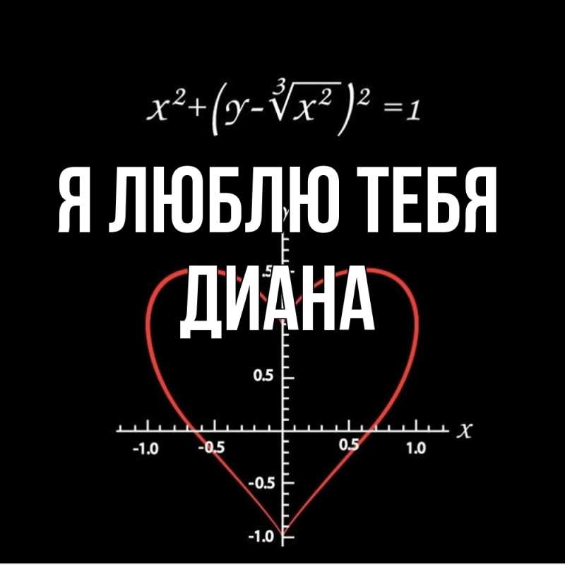Картинка Я люблю тебя, Диана