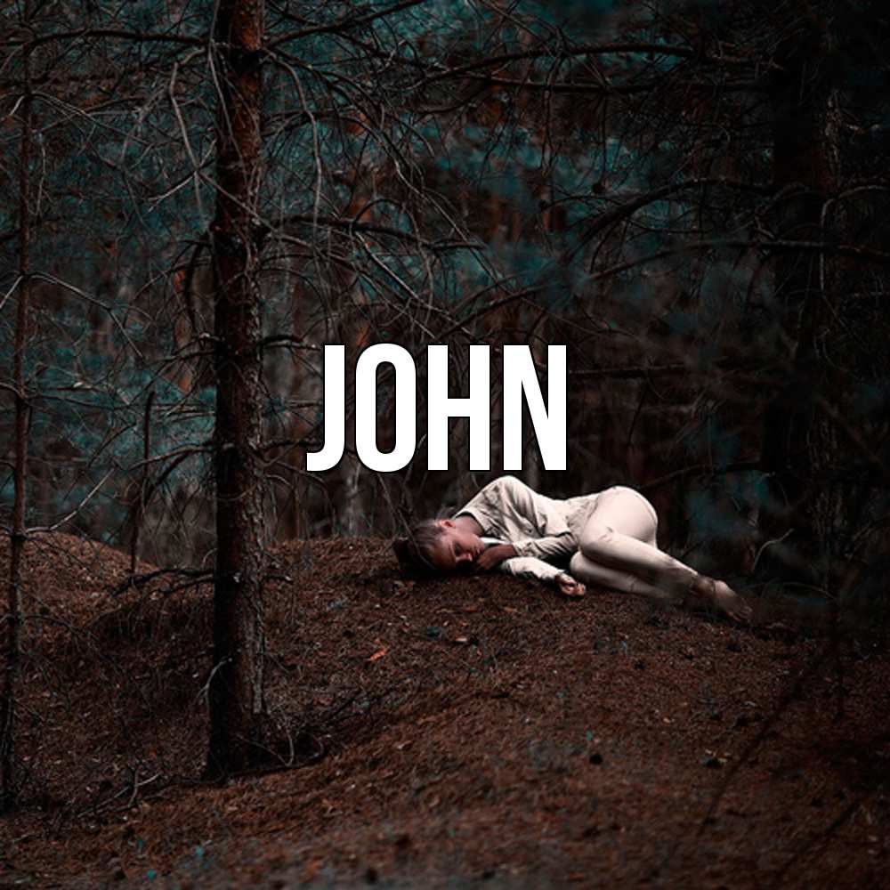 Открытка  с именем. John, Главная  