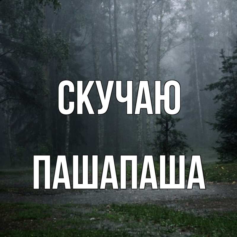 Картинка Скучаю, Пашапаша
