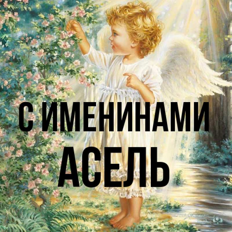 Картинка С именинами, Асель