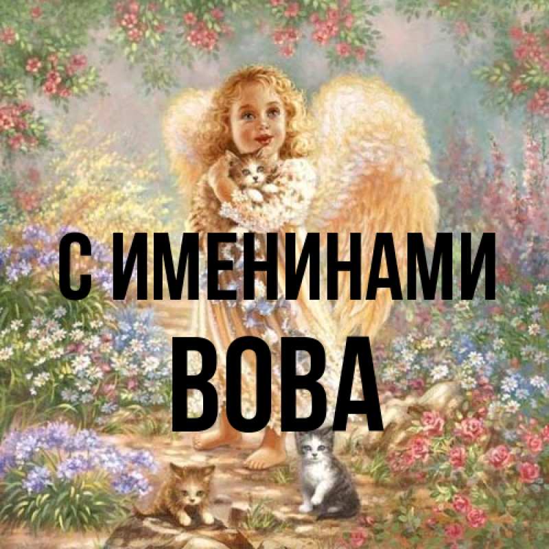 Картинка С именинами, Вова