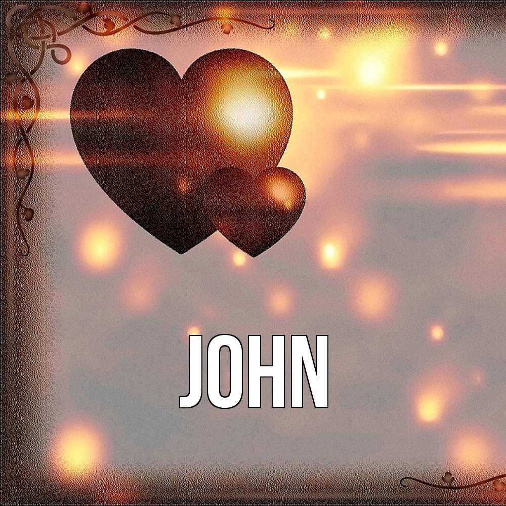 Открытка  с именем. John, Главная  