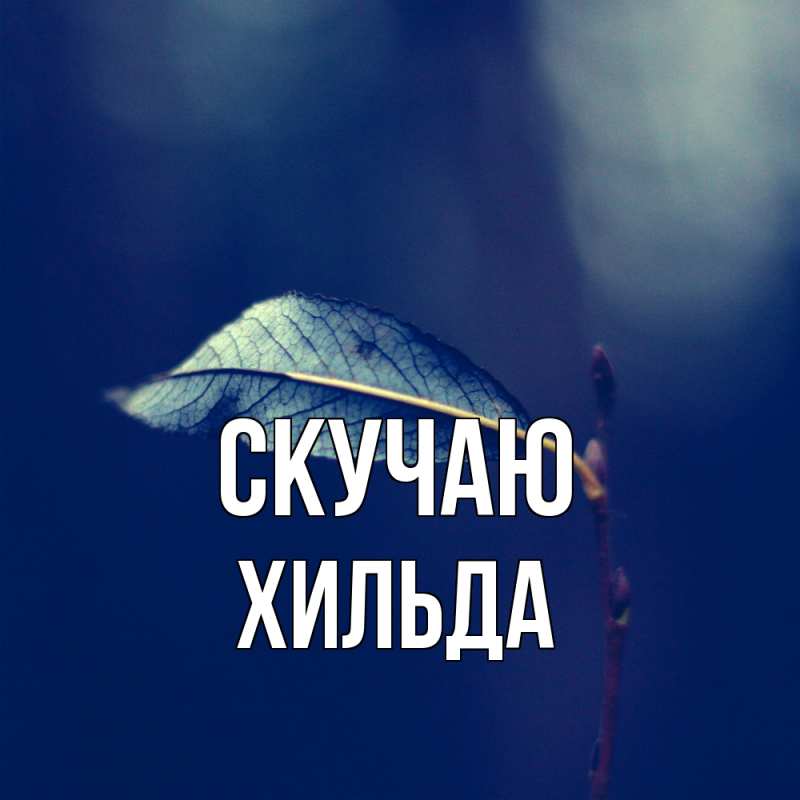 Картинка Скучаю, Хильда