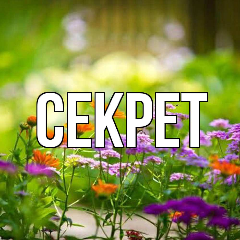 Открытка  с именем. Секрет, Главная  