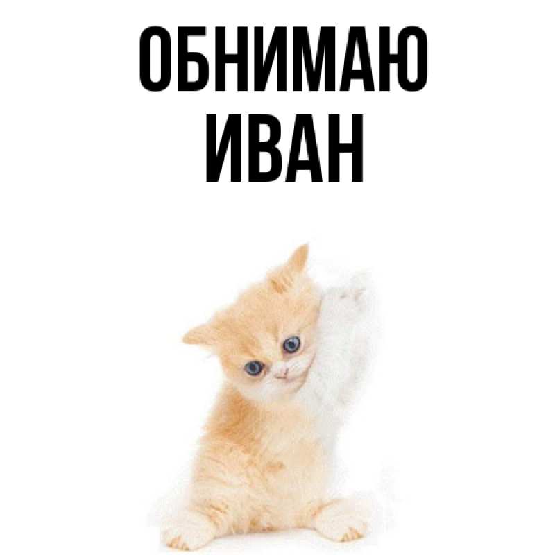 Картинка Обнимаю, иван