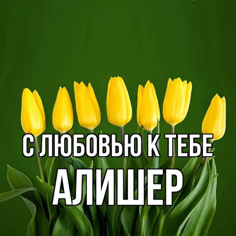 Картинка С любовью к тебе, Алишер