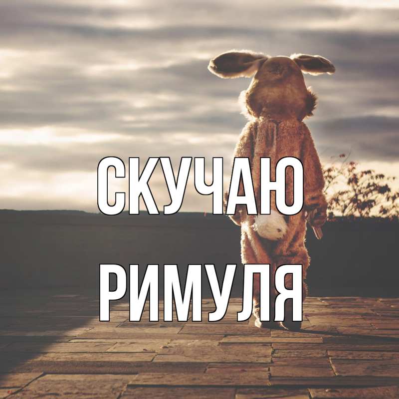 Картинка Скучаю, римуля
