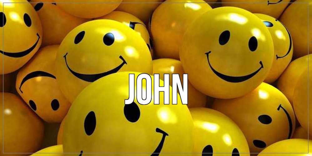 Открытка  с именем. John, Главная  