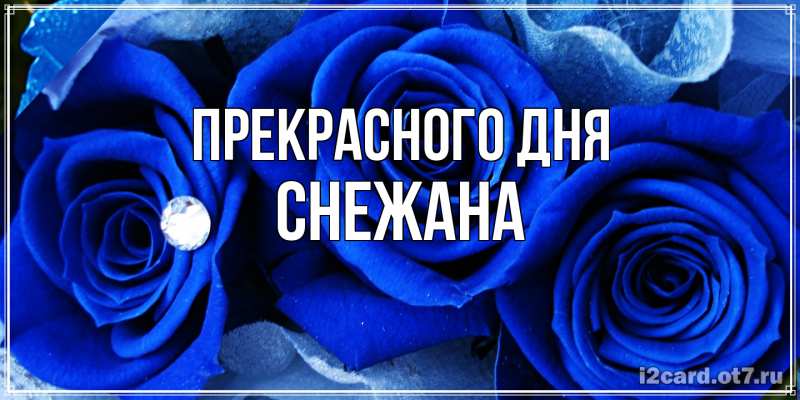 Картинка Прекрасного дня, Снежана