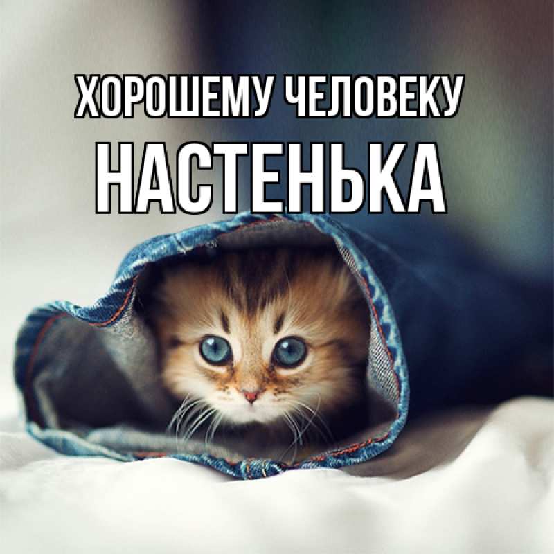 Картинка Хорошему человеку, Настенька