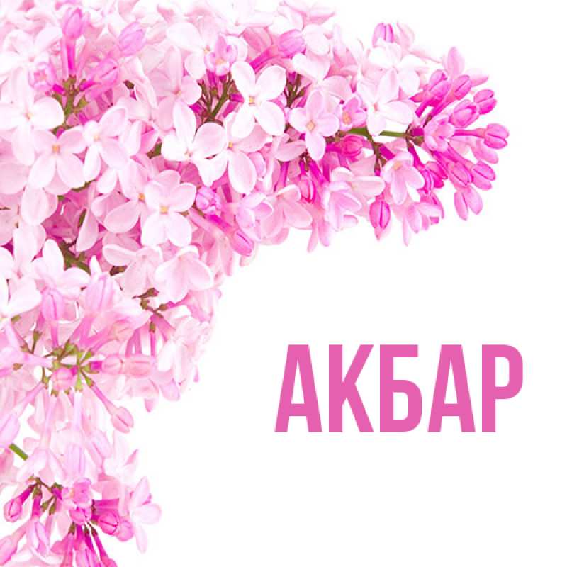 Картинка  с именем , Акбар