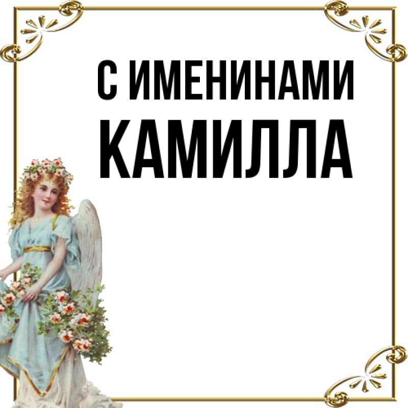 Картинка С именинами, Камилла