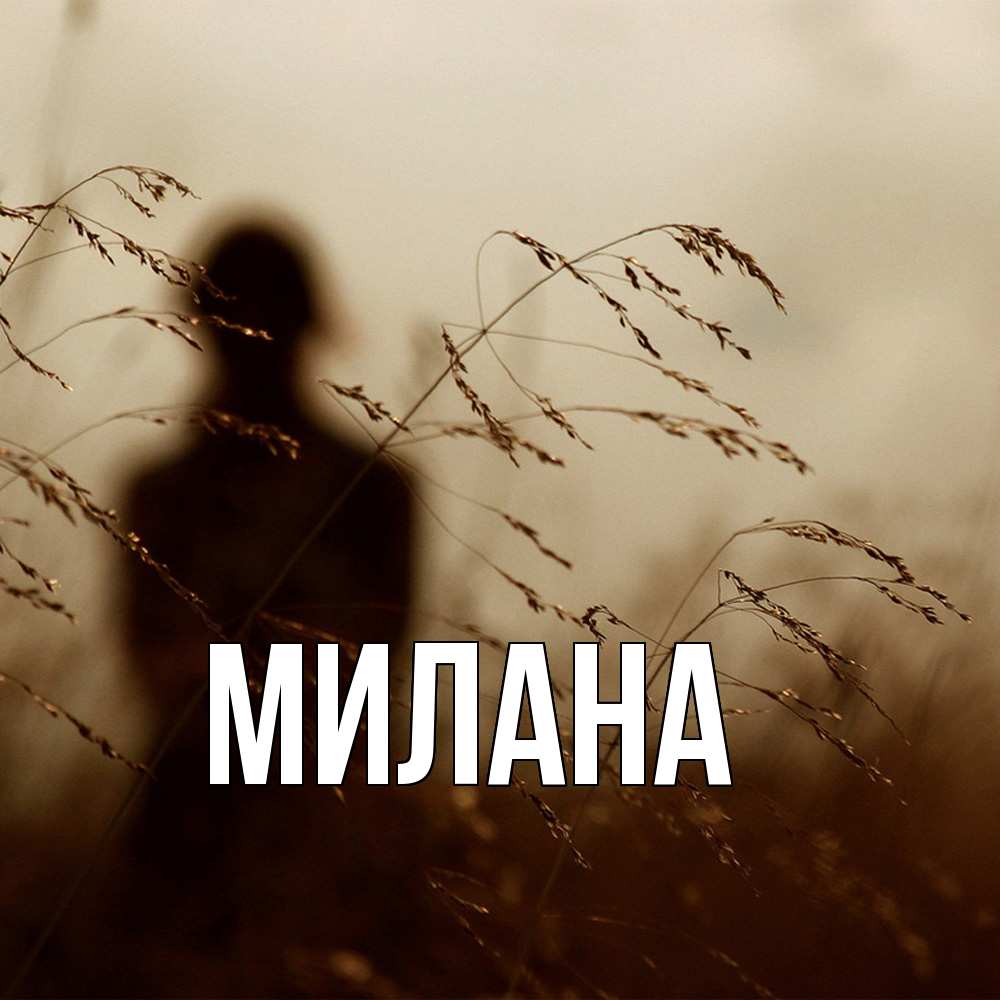 Открытка  с именем. Милана, Главная  