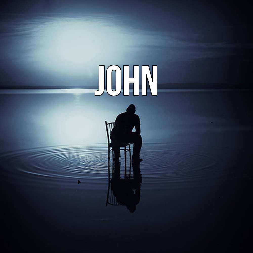 Открытка  с именем. John, Главная  