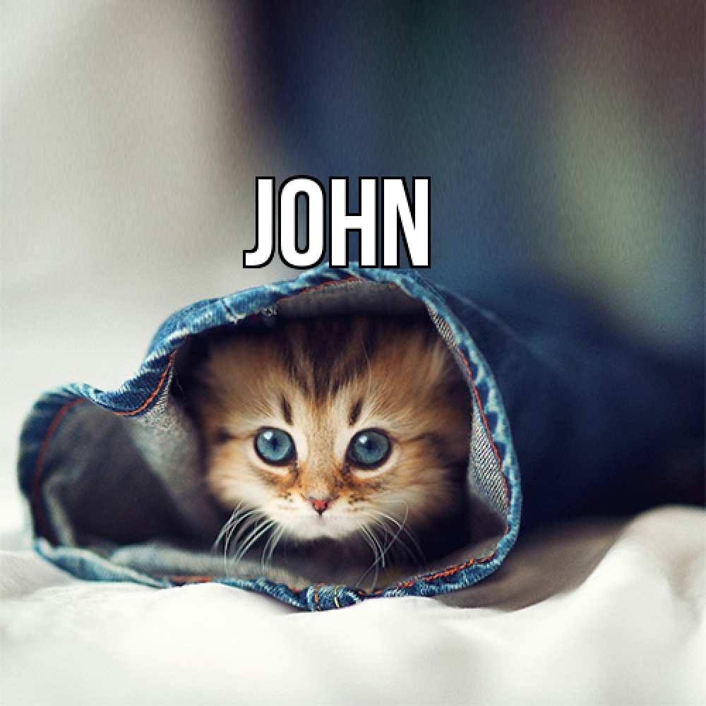 Открытка  с именем. John, Главная  