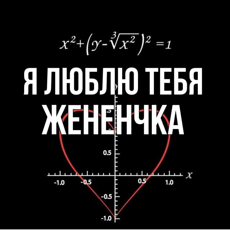 Картинка Я люблю тебя, Жененчка