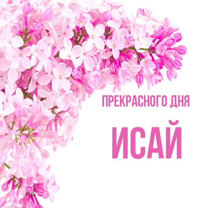 Картинка Прекрасного дня, Исай
