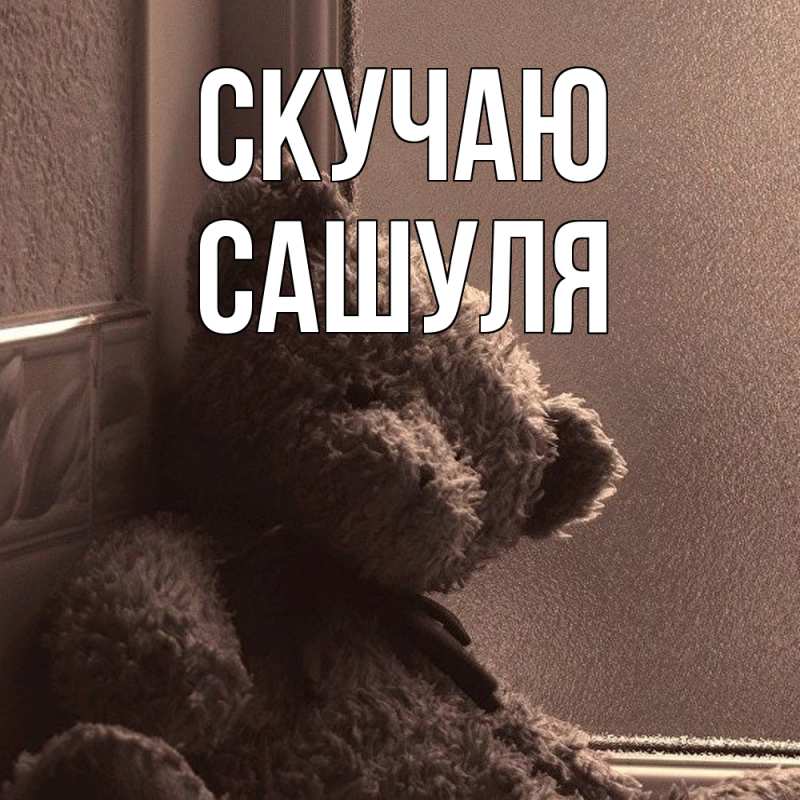 Картинка Скучаю, Сашуля