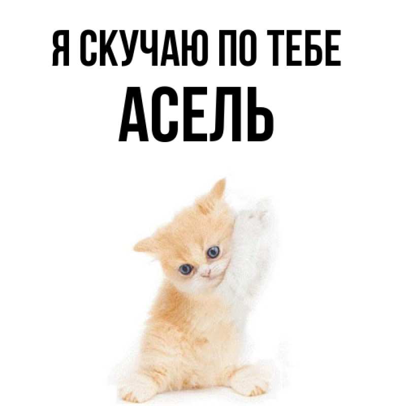 Картинка Я скучаю по тебе, Асель