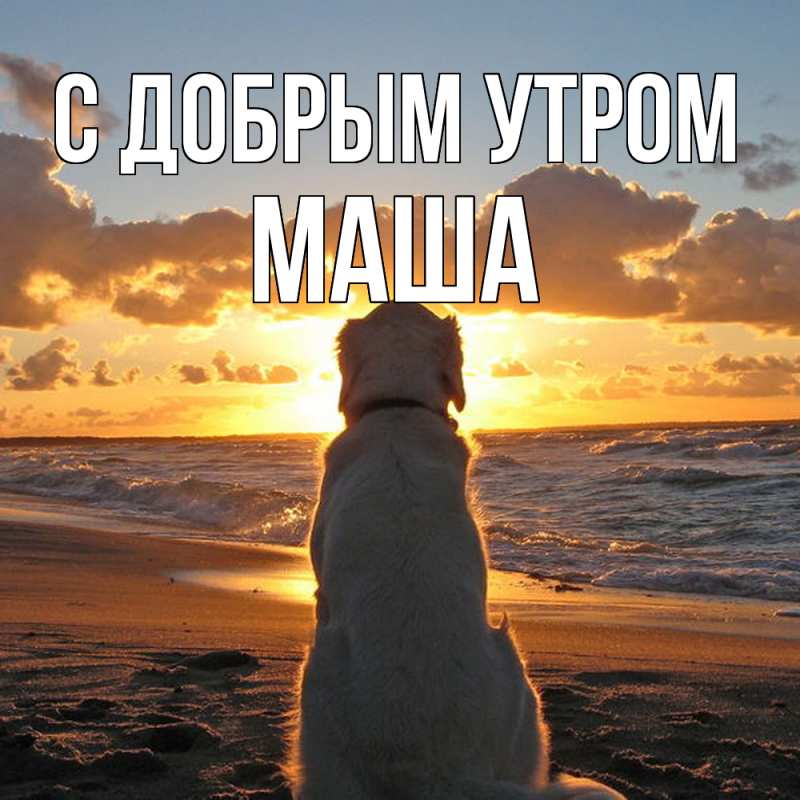 Картинка С добрым утром, Маша