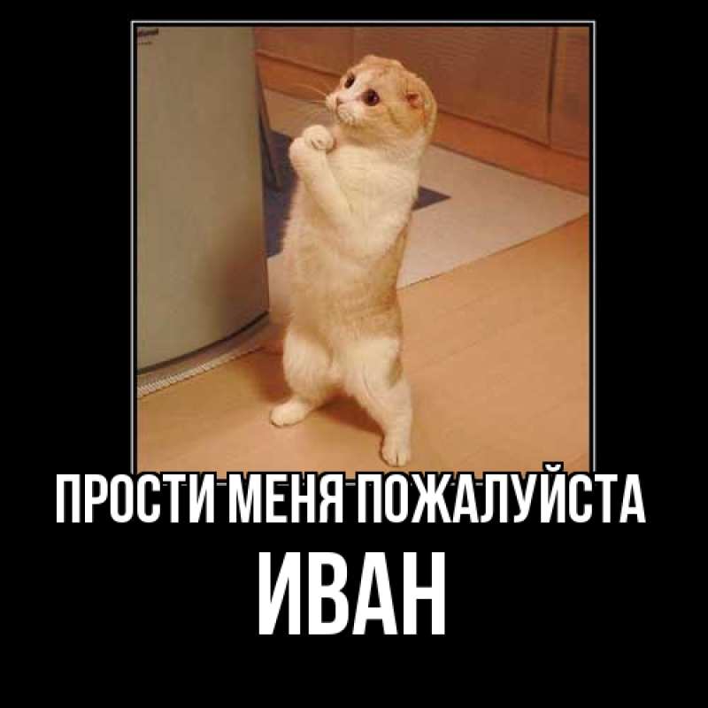 Картинка Прости меня пожалуйста, иван
