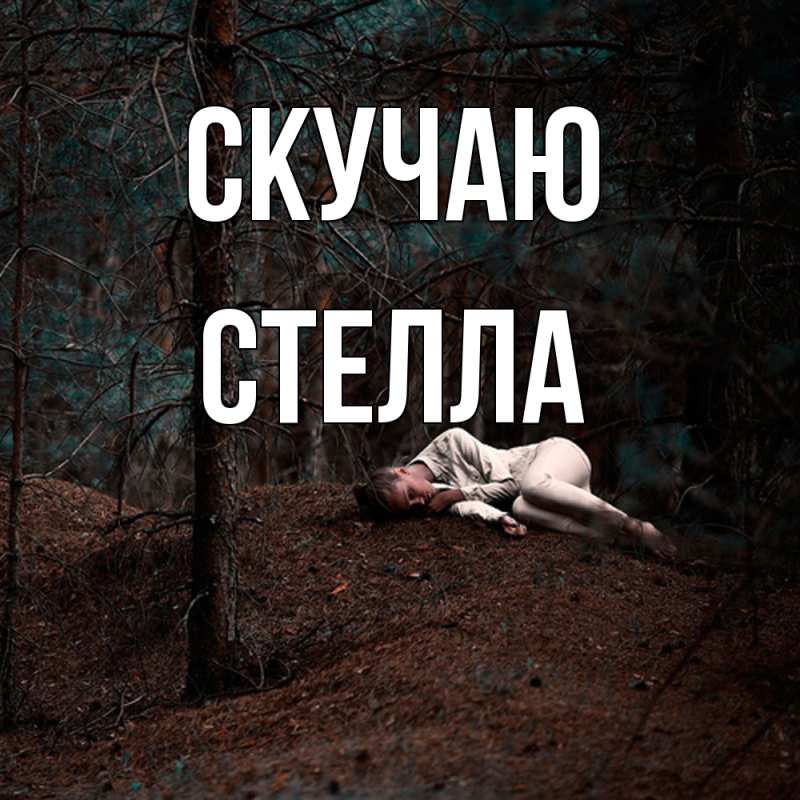 Картинка Скучаю, Стелла