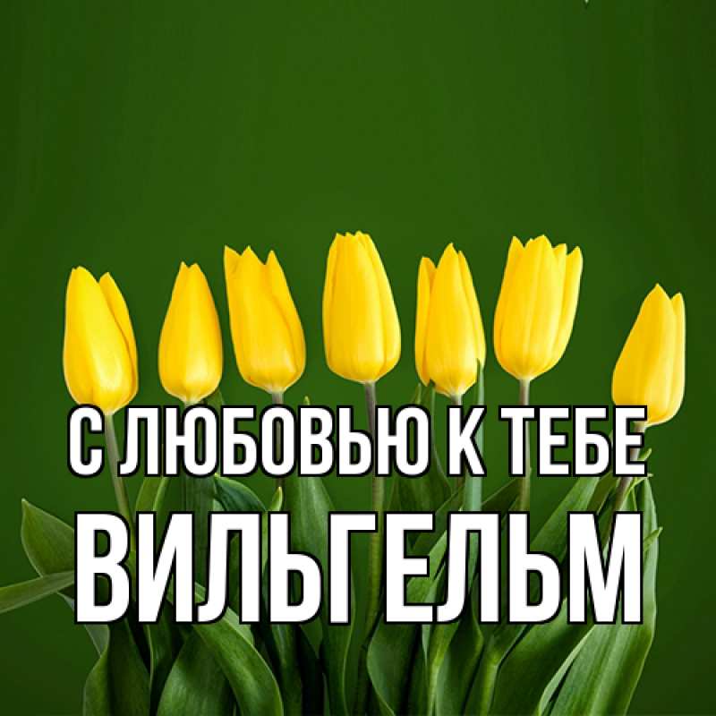 Картинка С любовью к тебе, Вильгельм