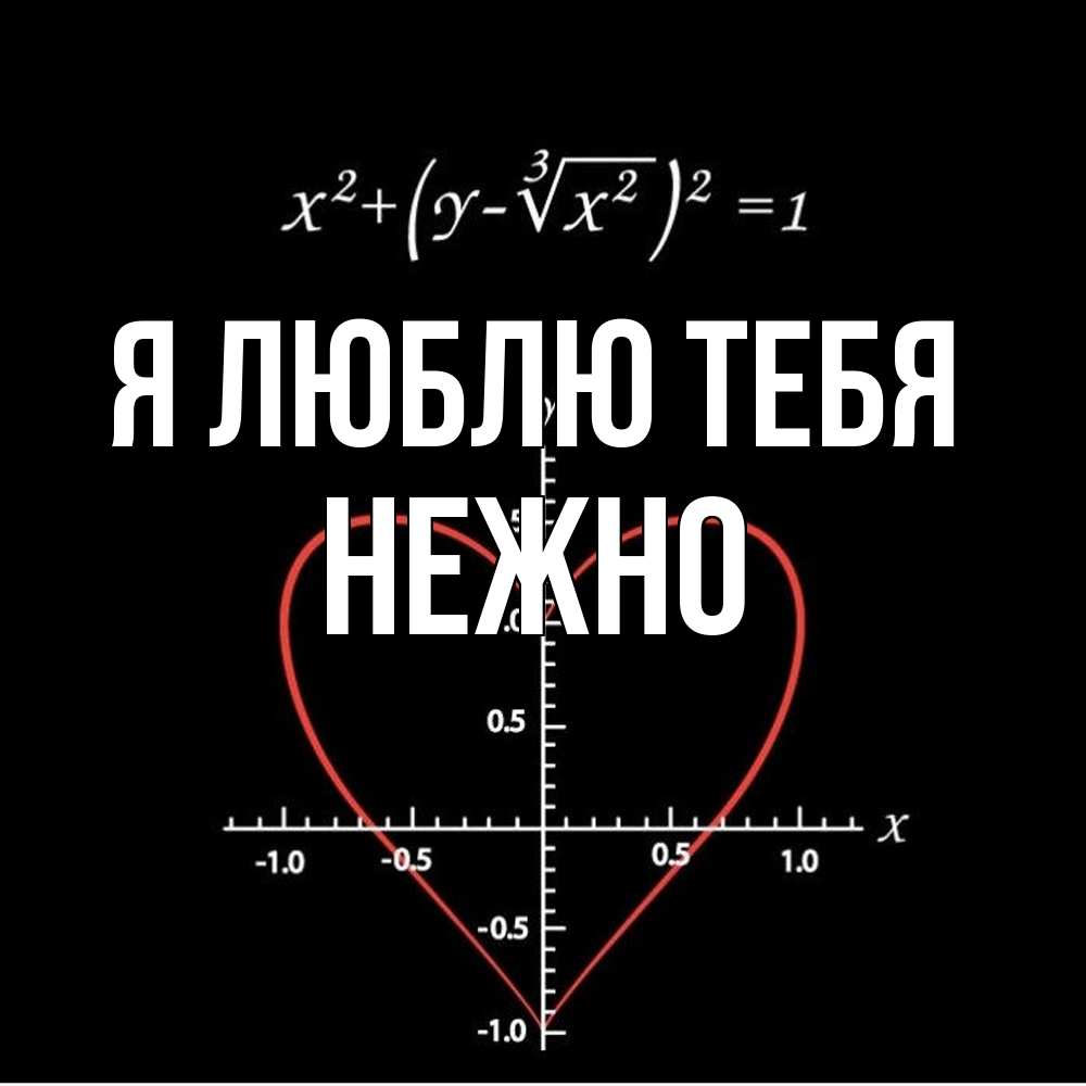 Открытка  с именем. Нежно, Я люблю тебя  