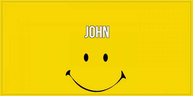 Картинка  с именем , John