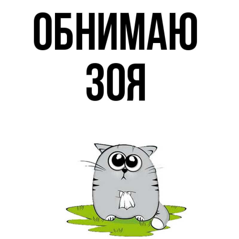 Картинка Обнимаю, Зоя