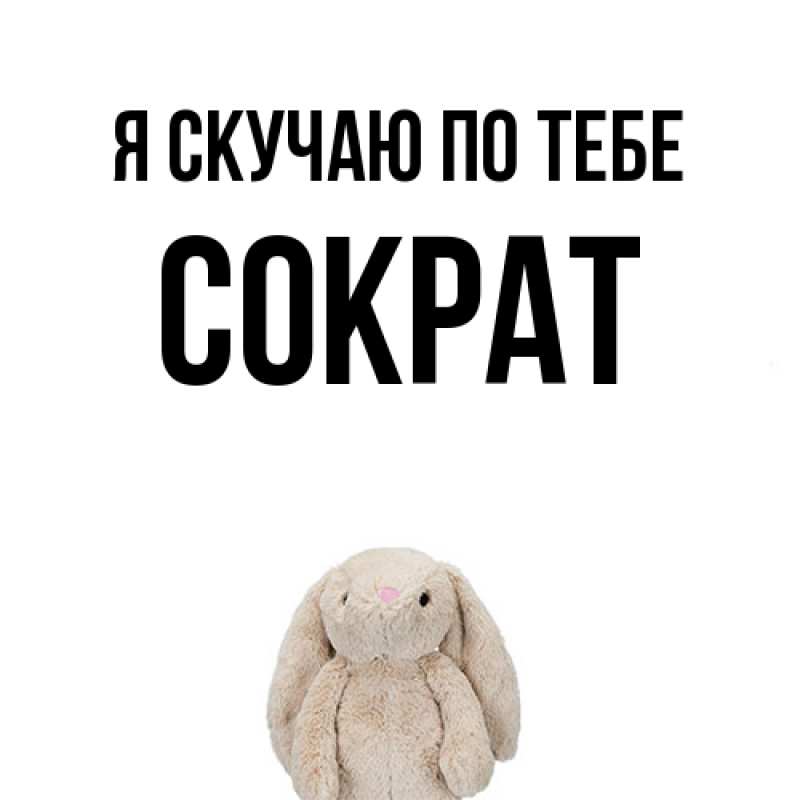 Картинка Я скучаю по тебе, Сократ