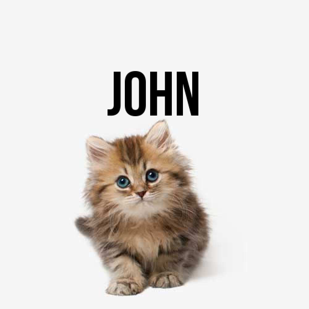 Открытка  с именем. John, Главная  