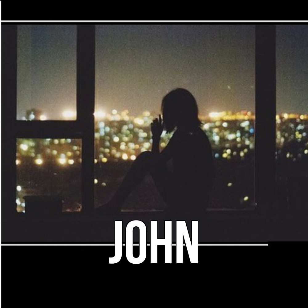 Открытка  с именем. John, Главная  