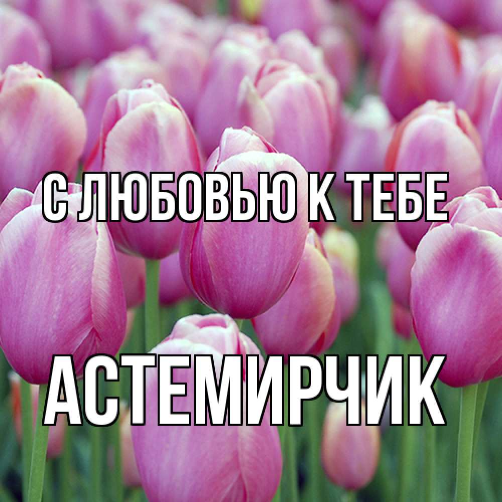 Открытка  с именем. Астемирчик, С любовью к тебе  