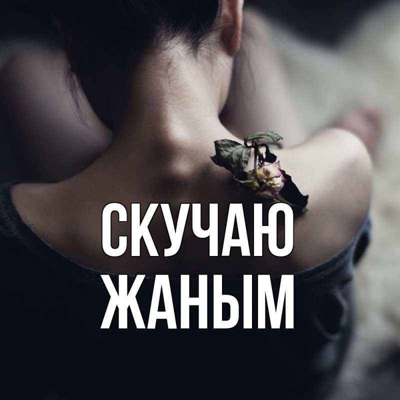 Картинка Скучаю, Жаным