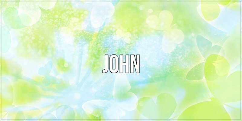 Картинка  с именем , John