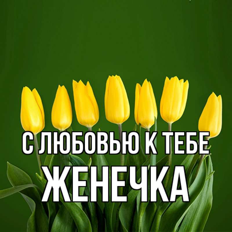 Картинка С любовью к тебе, Женечка