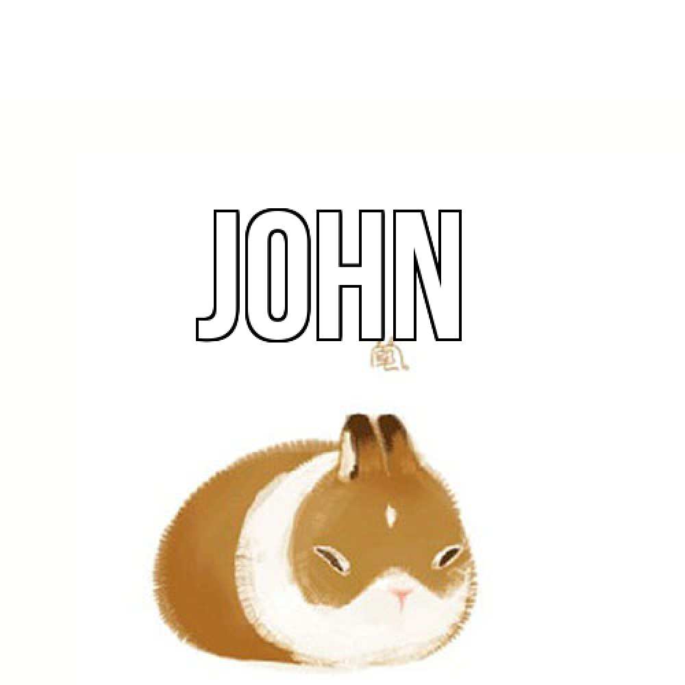 Открытка  с именем. John, Главная  