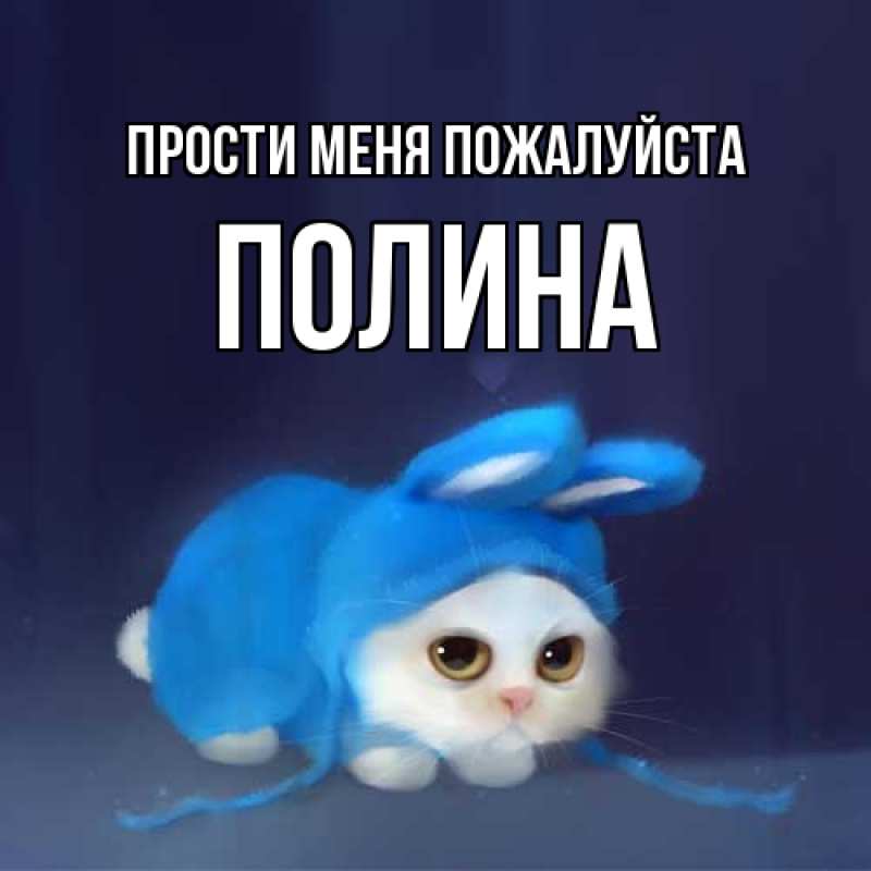 Картинка Прости меня пожалуйста, полина