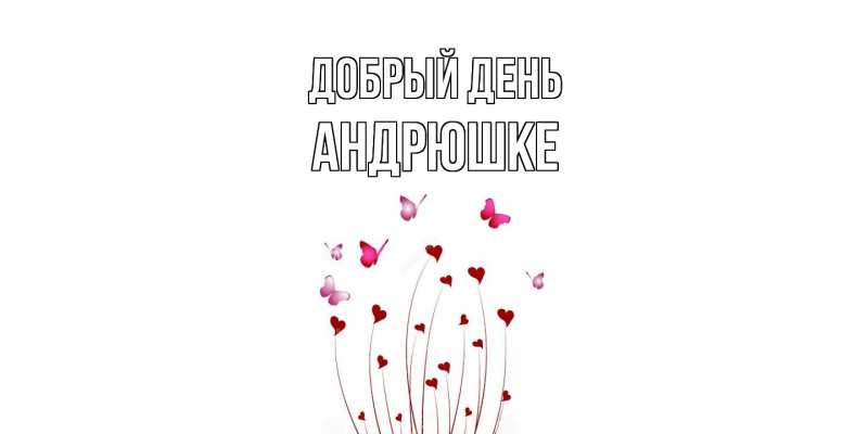 Картинка Добрый день, Андрюшке
