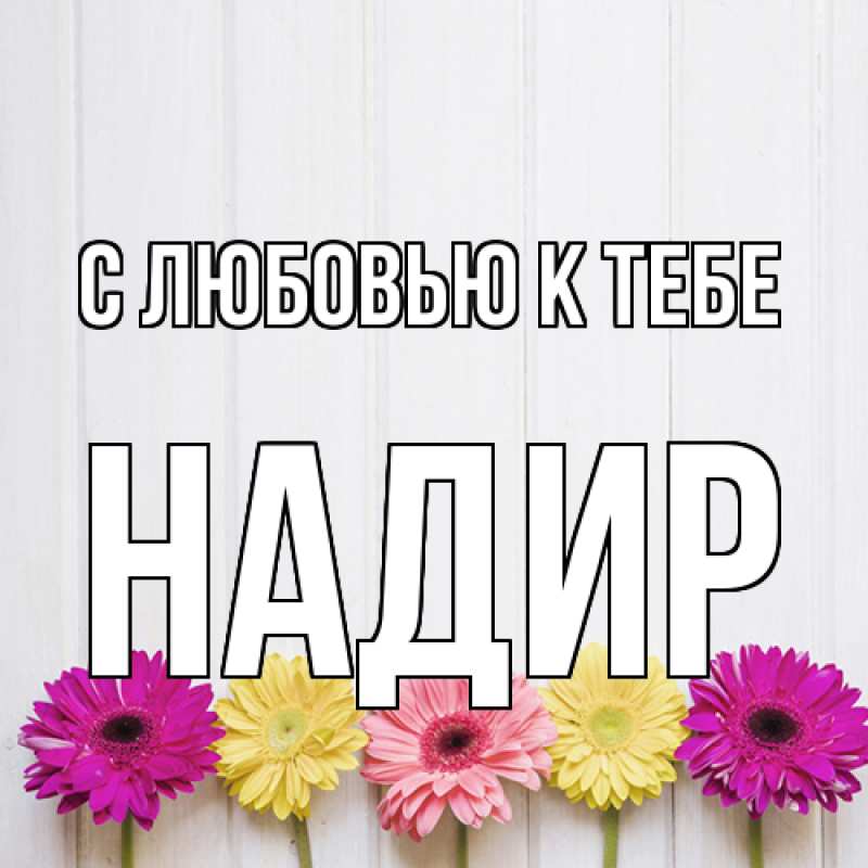 Картинка С любовью к тебе, Надир