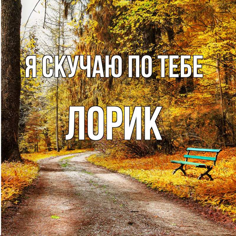 Картинка Я скучаю по тебе, Лорик