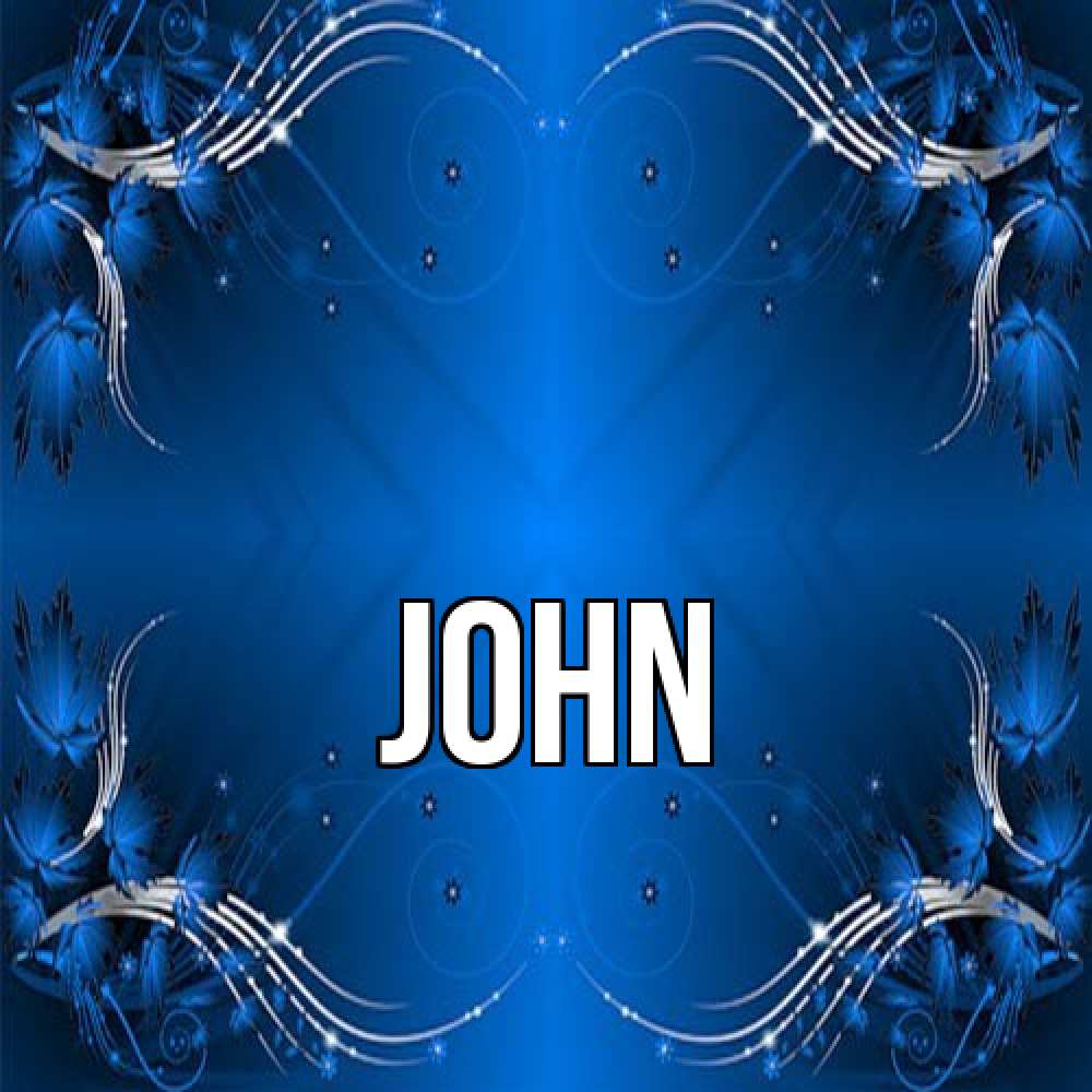 Открытка  с именем. John, Главная  