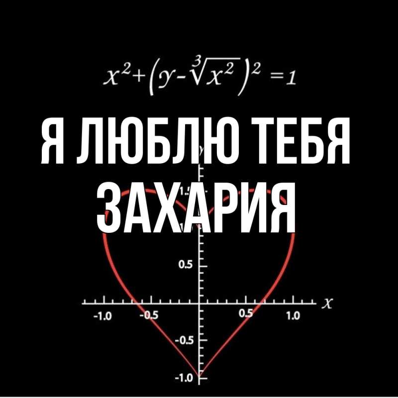 Картинка Я люблю тебя, Захария