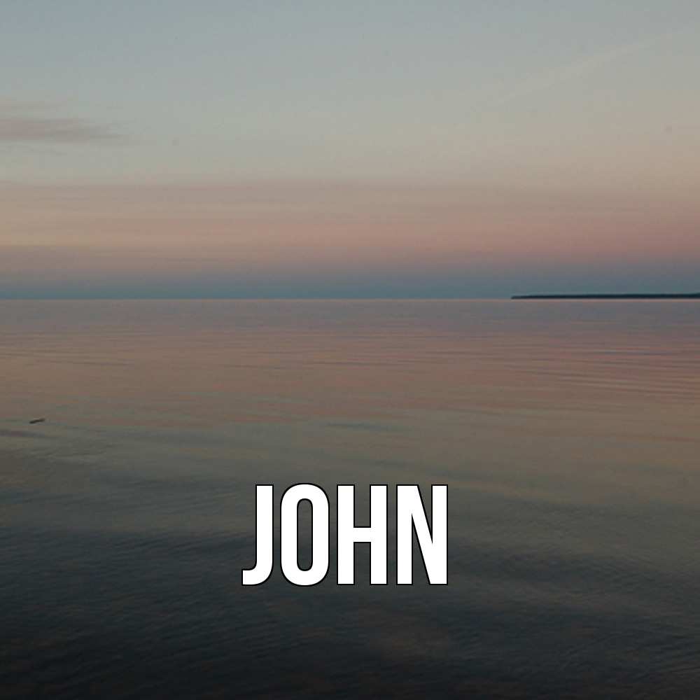 Открытка  с именем. John, Главная  