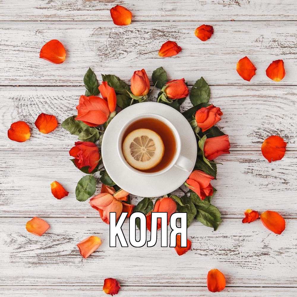 Открытка  с именем. коля, Главная  
