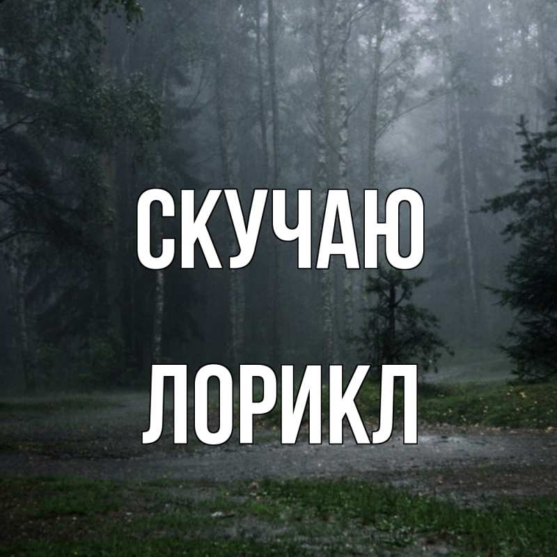 Картинка Скучаю, Лорикл